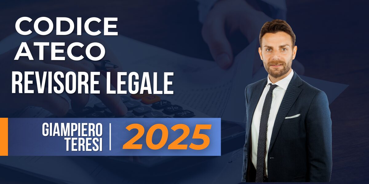 Nuovo Codice ATECO per Revisore Legale